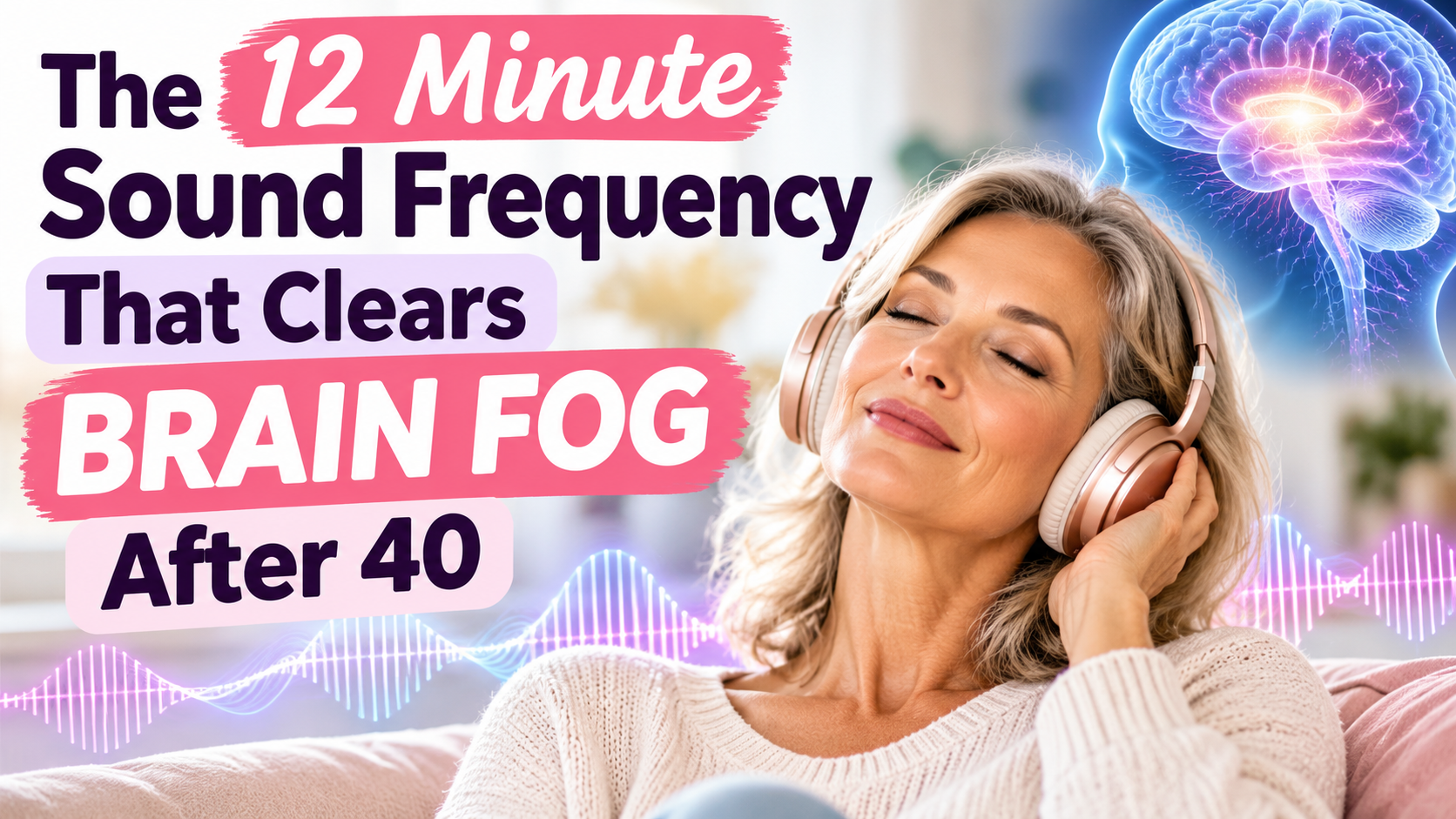 The 12 Minute Sound Frequency That Clears Brain Fog After 40